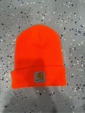 Toddler Carhartt orange beanie